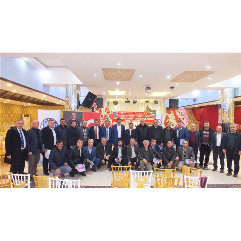 TOKAT-AMASYA ŞUBEMİZİN 6.OLAĞAN GENEL KURULU YAPILDI